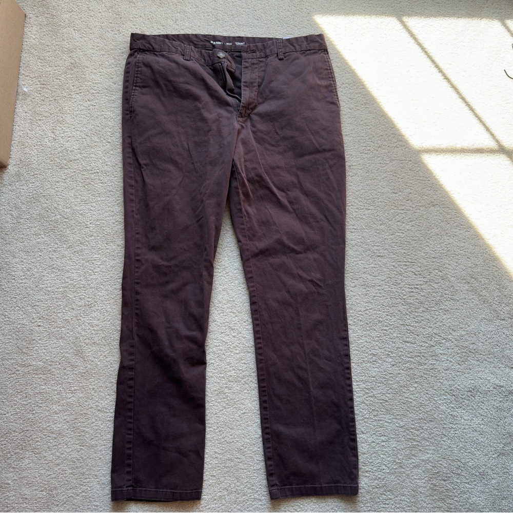 Old Navy Men's Tan Straight Chinos (36x34)